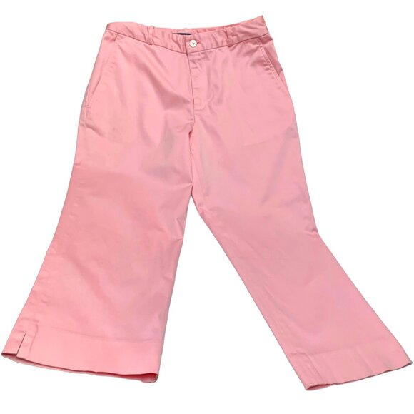 Ralph‎ Lauren Golf Pink Cotton Blend Straight Leg Ankle Pant - Picture 8 of 13